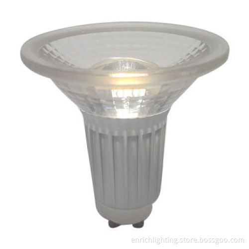 6W COB GU10 LED Spotlight, 220/110V AC Voltage, Sized 85 x 70mm